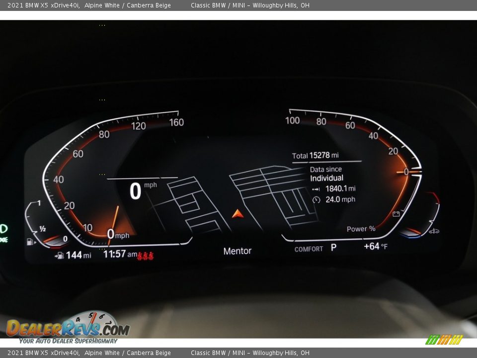 2021 BMW X5 xDrive40i Gauges Photo #8