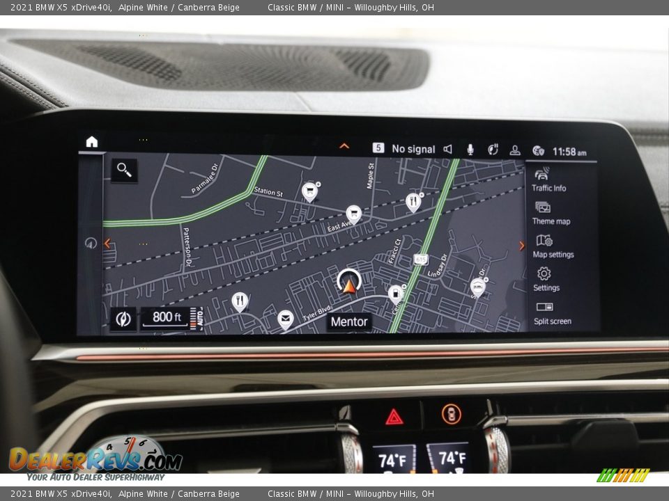 Navigation of 2021 BMW X5 xDrive40i Photo #10