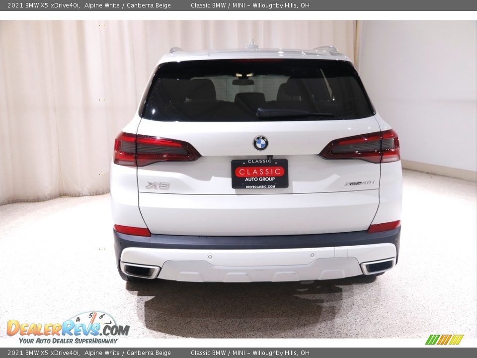 2021 BMW X5 xDrive40i Alpine White / Canberra Beige Photo #22