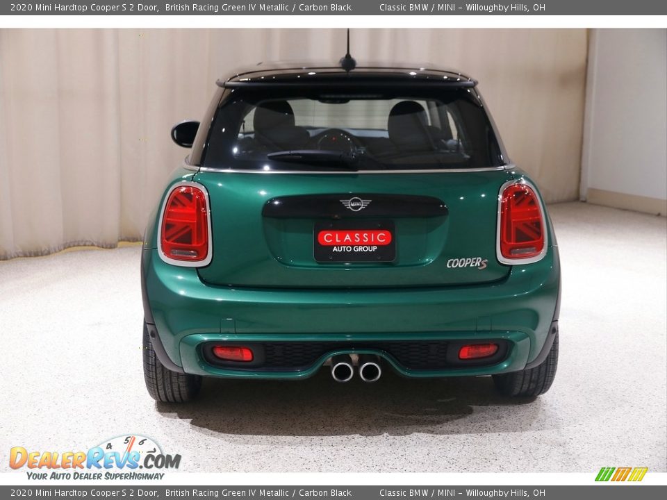 2020 Mini Hardtop Cooper S 2 Door British Racing Green IV Metallic / Carbon Black Photo #18