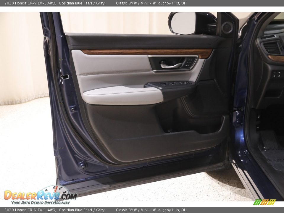 2020 Honda CR-V EX-L AWD Obsidian Blue Pearl / Gray Photo #4