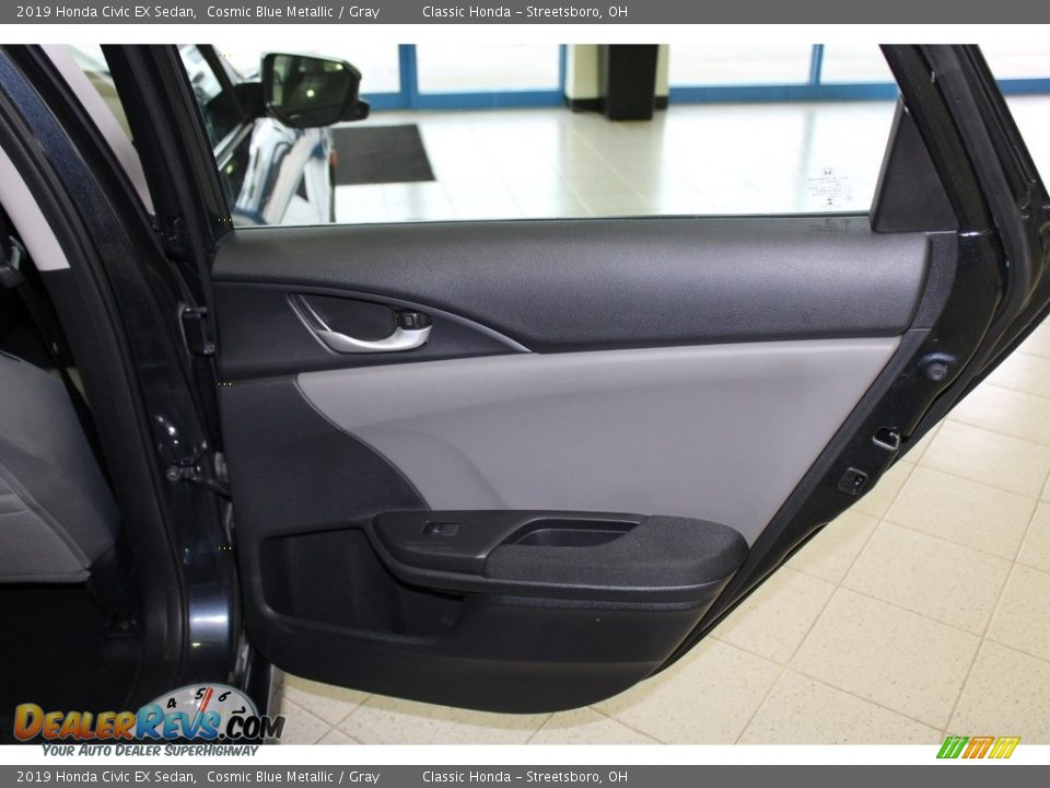 2019 Honda Civic EX Sedan Cosmic Blue Metallic / Gray Photo #18