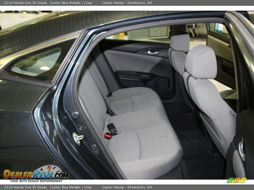 2019 Honda Civic EX Sedan Cosmic Blue Metallic / Gray Photo #20
