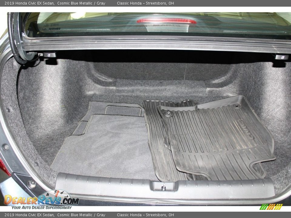 2019 Honda Civic EX Sedan Cosmic Blue Metallic / Gray Photo #21