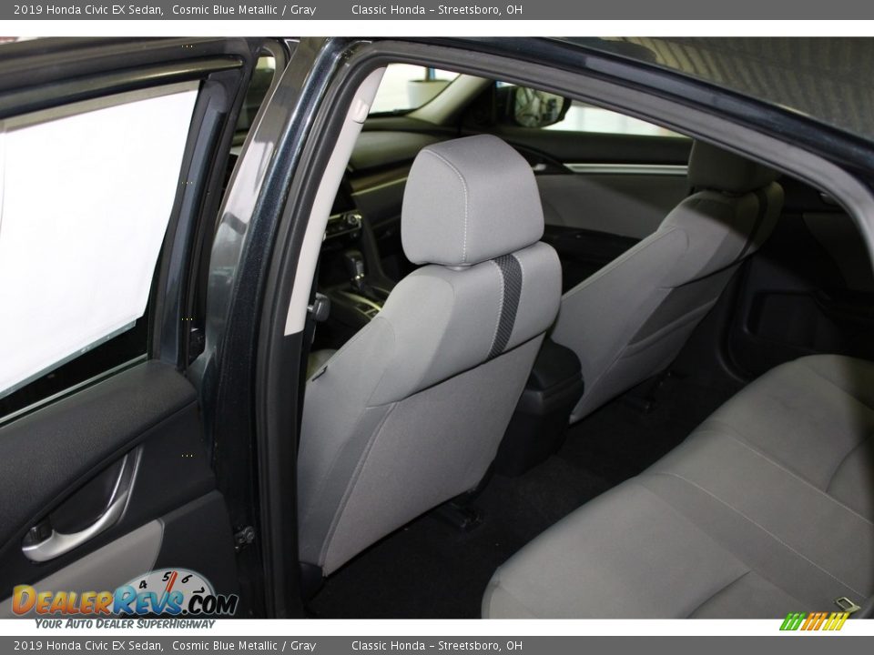 2019 Honda Civic EX Sedan Cosmic Blue Metallic / Gray Photo #24