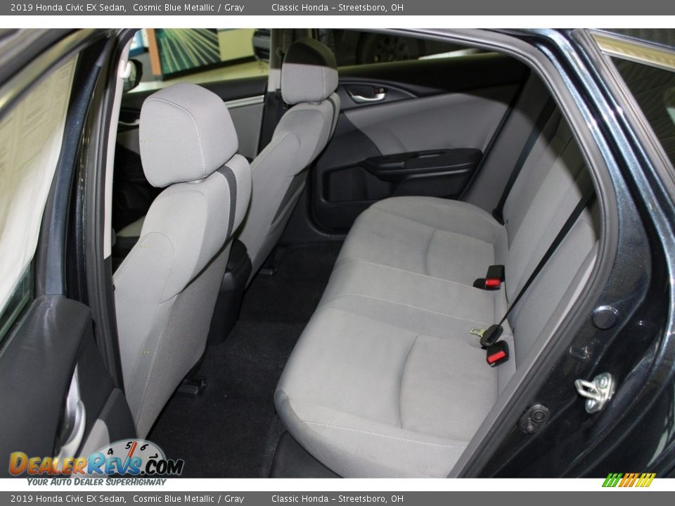 2019 Honda Civic EX Sedan Cosmic Blue Metallic / Gray Photo #25