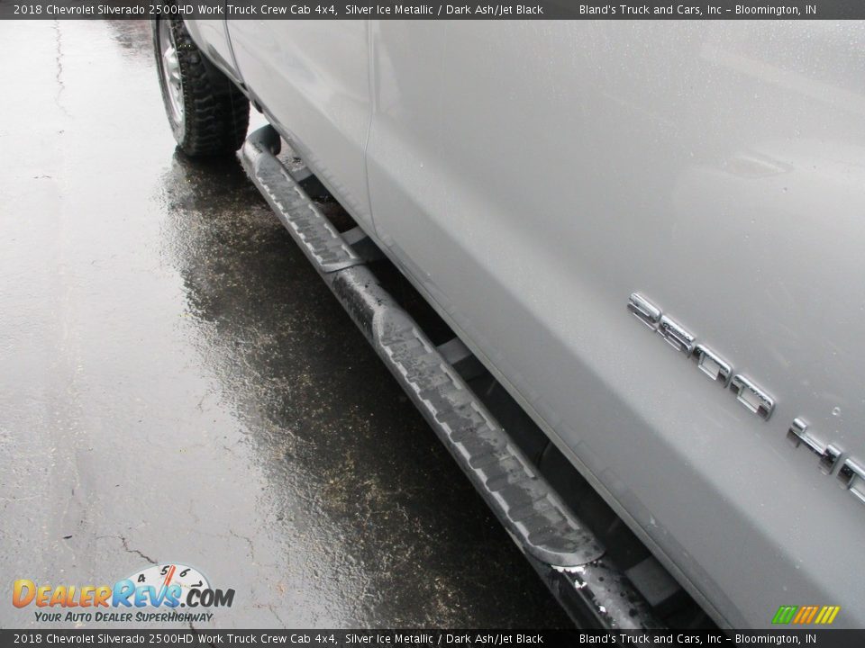 2018 Chevrolet Silverado 2500HD Work Truck Crew Cab 4x4 Silver Ice Metallic / Dark Ash/Jet Black Photo #25