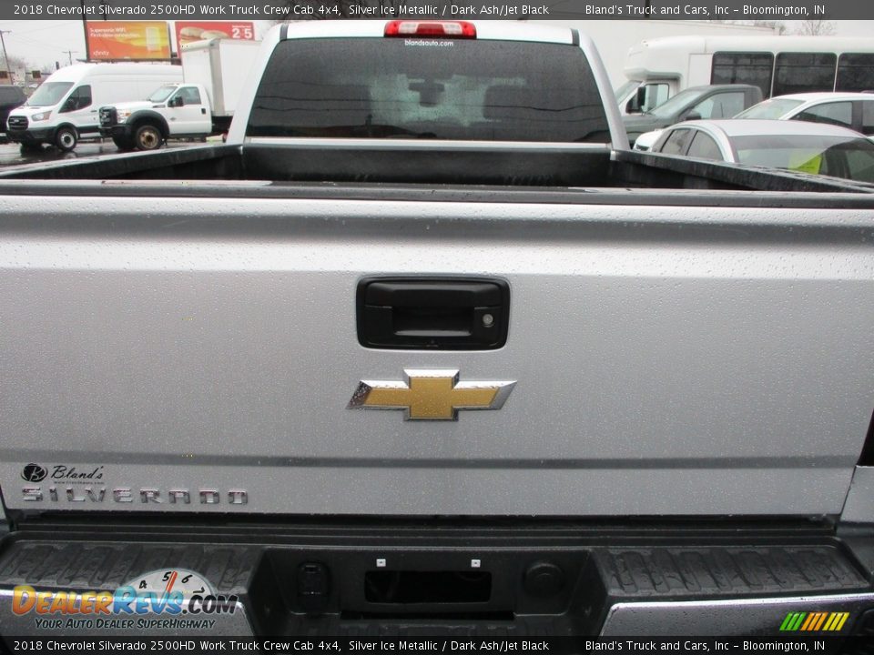 2018 Chevrolet Silverado 2500HD Work Truck Crew Cab 4x4 Silver Ice Metallic / Dark Ash/Jet Black Photo #26