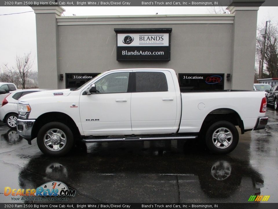 2020 Ram 2500 Big Horn Crew Cab 4x4 Bright White / Black/Diesel Gray Photo #1