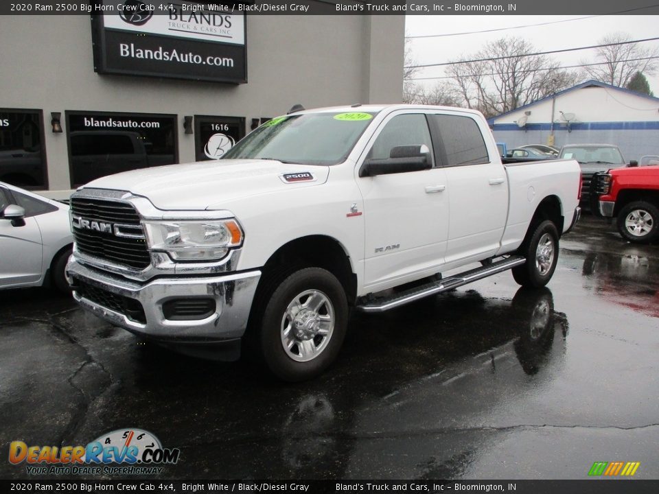 2020 Ram 2500 Big Horn Crew Cab 4x4 Bright White / Black/Diesel Gray Photo #2