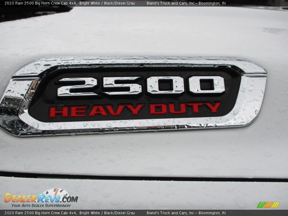 2020 Ram 2500 Big Horn Crew Cab 4x4 Bright White / Black/Diesel Gray Photo #27