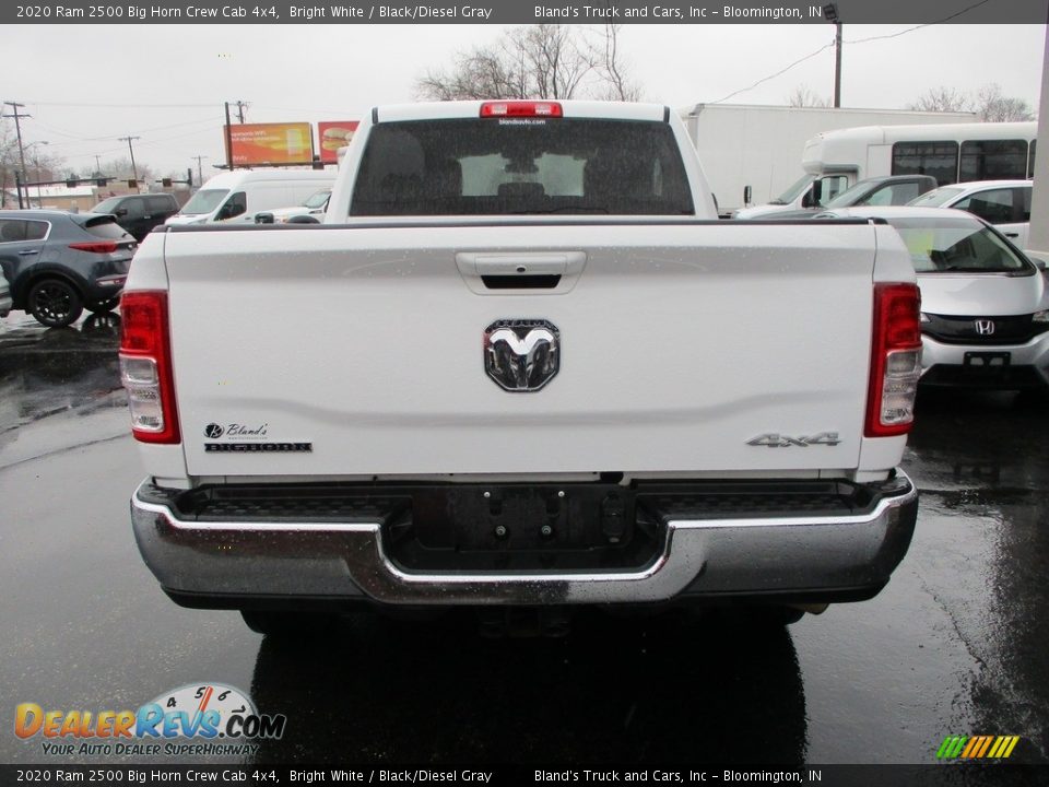 2020 Ram 2500 Big Horn Crew Cab 4x4 Bright White / Black/Diesel Gray Photo #30