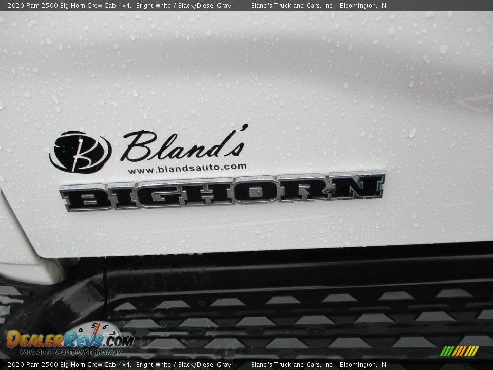 2020 Ram 2500 Big Horn Crew Cab 4x4 Bright White / Black/Diesel Gray Photo #32