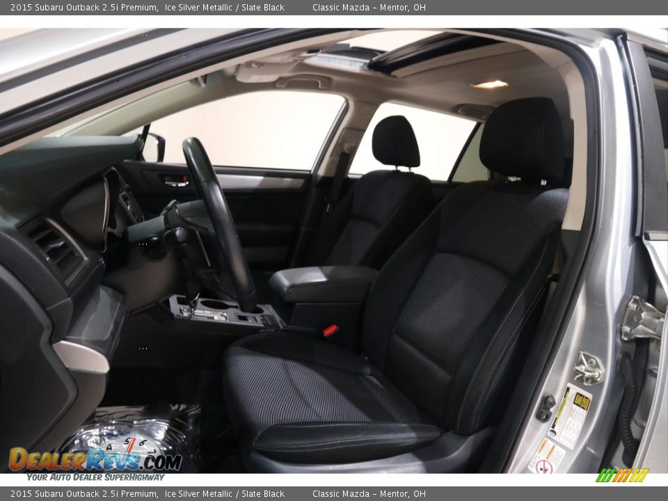 2015 Subaru Outback 2.5i Premium Ice Silver Metallic / Slate Black Photo #5