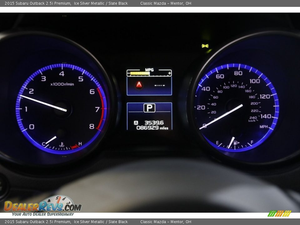 2015 Subaru Outback 2.5i Premium Gauges Photo #8