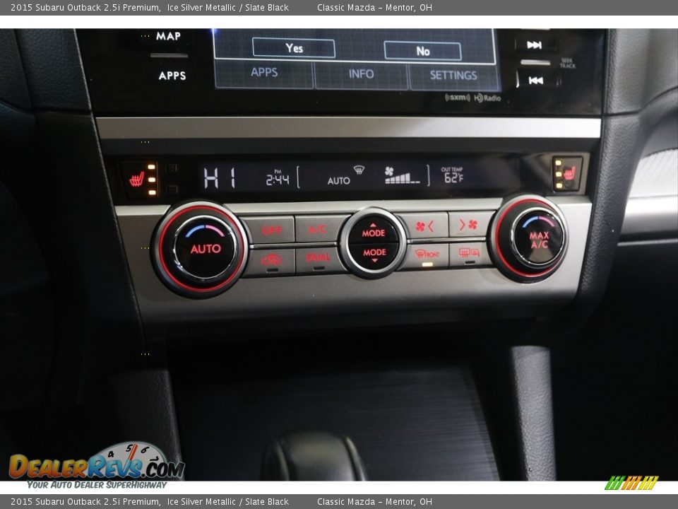 Controls of 2015 Subaru Outback 2.5i Premium Photo #13