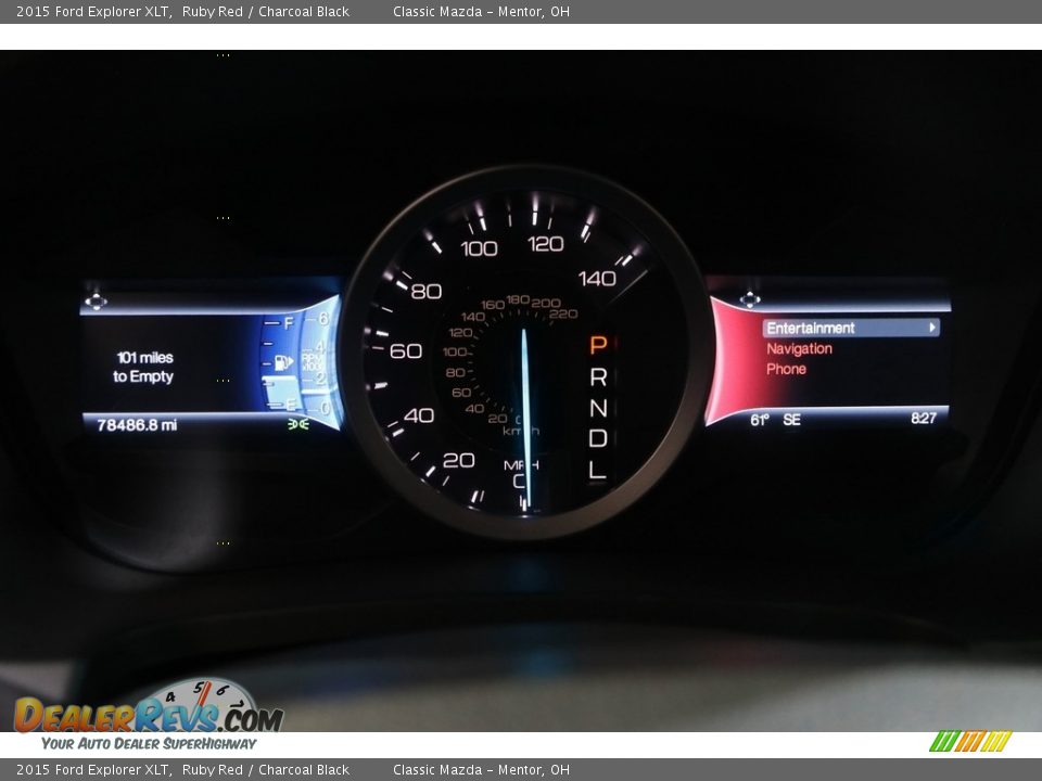 2015 Ford Explorer XLT Gauges Photo #9