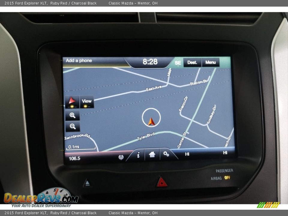 Navigation of 2015 Ford Explorer XLT Photo #12