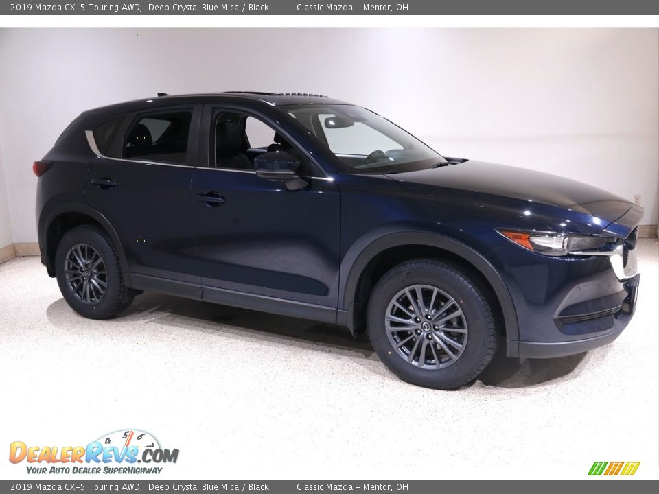 2019 Mazda CX-5 Touring AWD Deep Crystal Blue Mica / Black Photo #1
