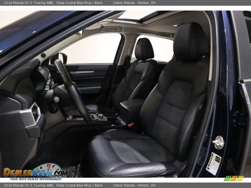2019 Mazda CX-5 Touring AWD Deep Crystal Blue Mica / Black Photo #5