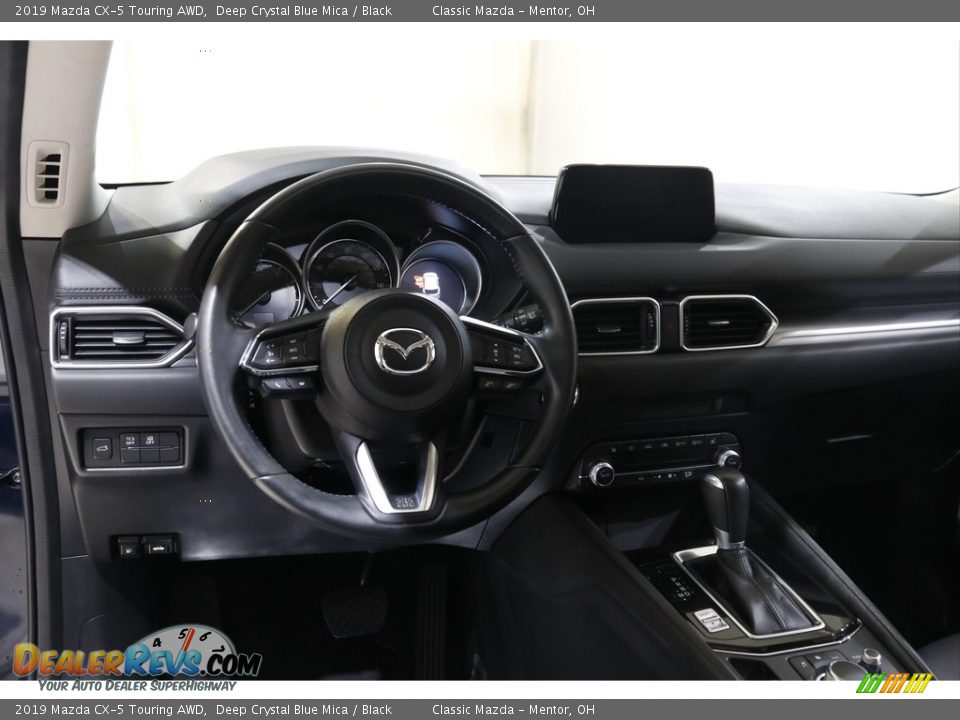2019 Mazda CX-5 Touring AWD Deep Crystal Blue Mica / Black Photo #6