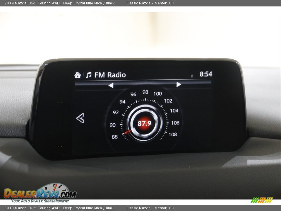 2019 Mazda CX-5 Touring AWD Deep Crystal Blue Mica / Black Photo #11