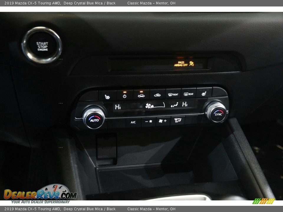 2019 Mazda CX-5 Touring AWD Deep Crystal Blue Mica / Black Photo #13