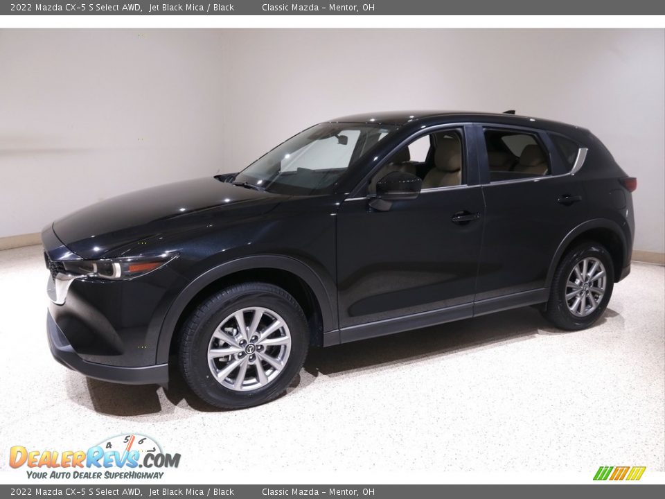 2022 Mazda CX-5 S Select AWD Jet Black Mica / Black Photo #3