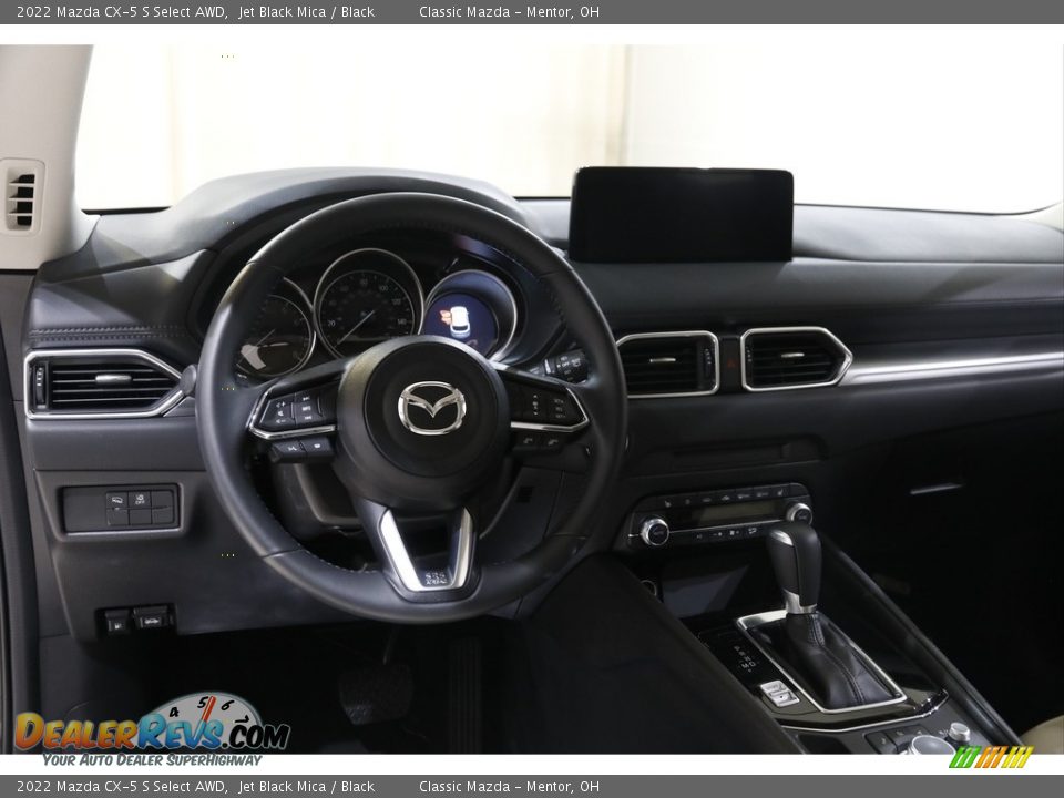 2022 Mazda CX-5 S Select AWD Jet Black Mica / Black Photo #6