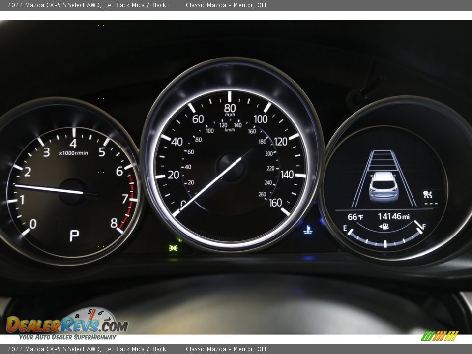 2022 Mazda CX-5 S Select AWD Jet Black Mica / Black Photo #8