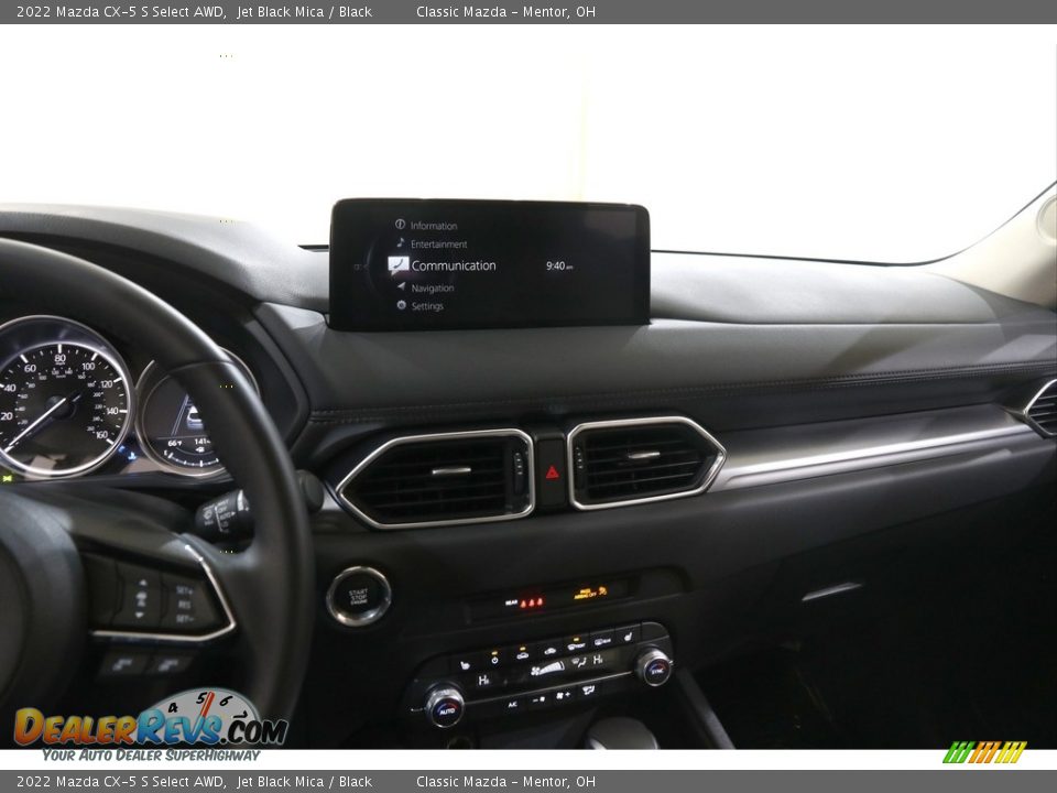 2022 Mazda CX-5 S Select AWD Jet Black Mica / Black Photo #9