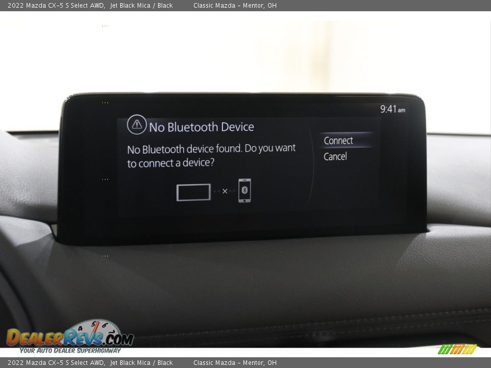 2022 Mazda CX-5 S Select AWD Jet Black Mica / Black Photo #10