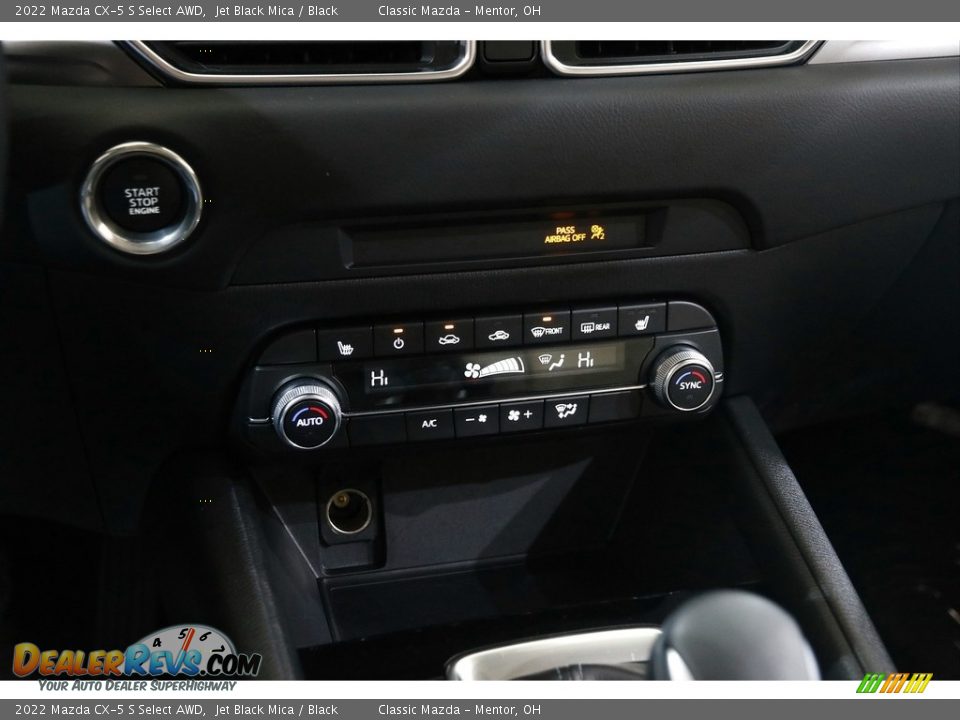 2022 Mazda CX-5 S Select AWD Jet Black Mica / Black Photo #13