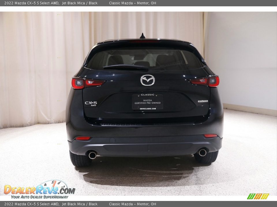 2022 Mazda CX-5 S Select AWD Jet Black Mica / Black Photo #18