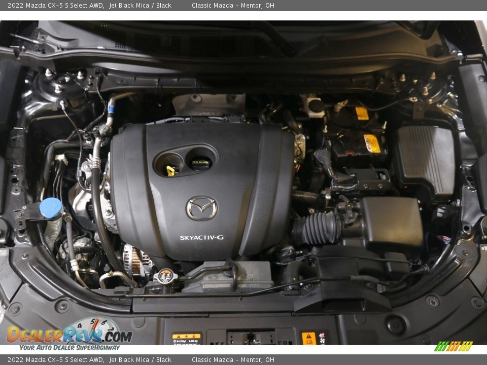 2022 Mazda CX-5 S Select AWD Jet Black Mica / Black Photo #19