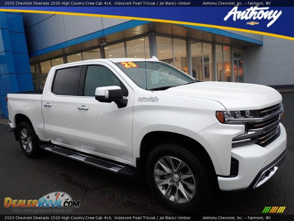 2020 Chevrolet Silverado 1500 High Country Crew Cab 4x4 Iridescent Pearl Tricoat / Jet Black/­Umber Photo #1