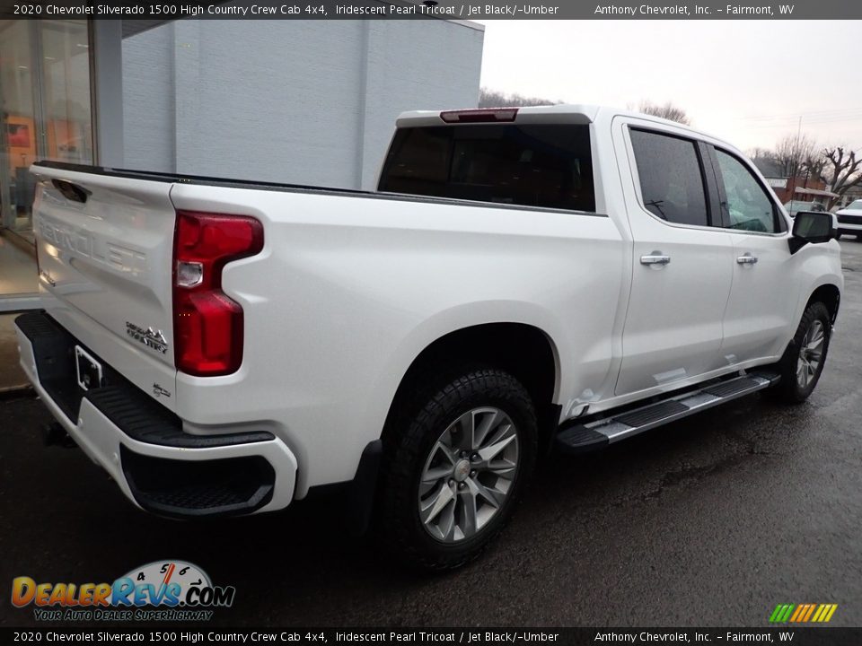 2020 Chevrolet Silverado 1500 High Country Crew Cab 4x4 Iridescent Pearl Tricoat / Jet Black/­Umber Photo #3
