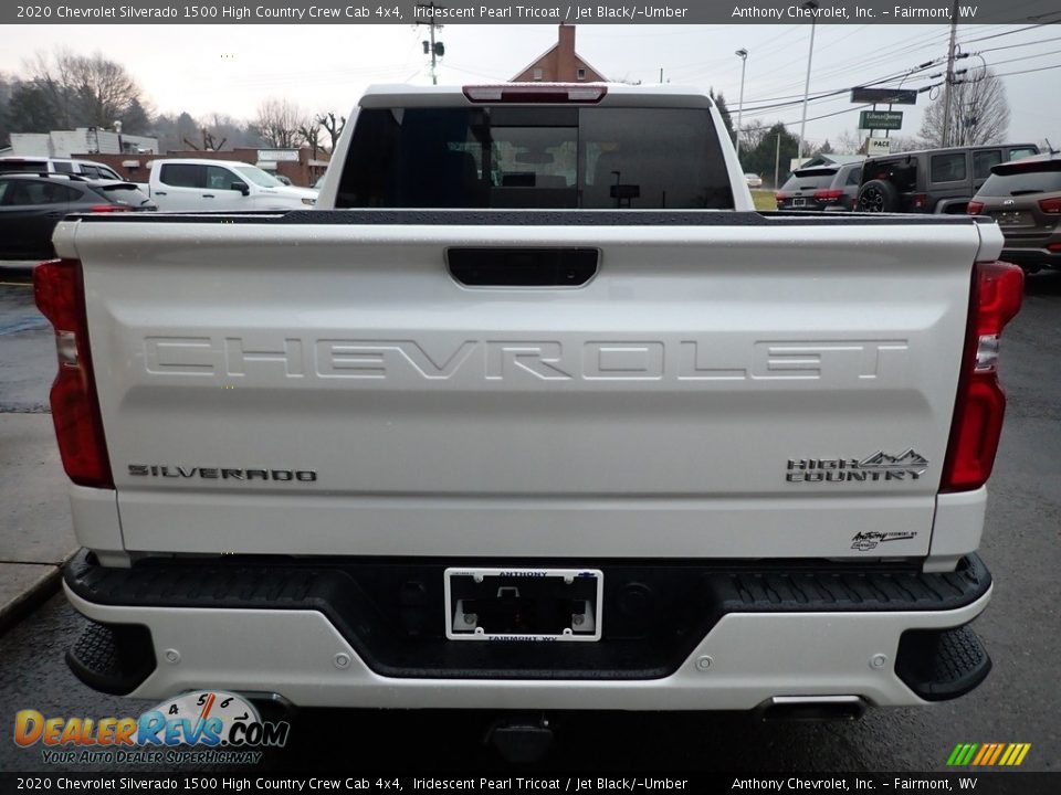 2020 Chevrolet Silverado 1500 High Country Crew Cab 4x4 Iridescent Pearl Tricoat / Jet Black/­Umber Photo #4
