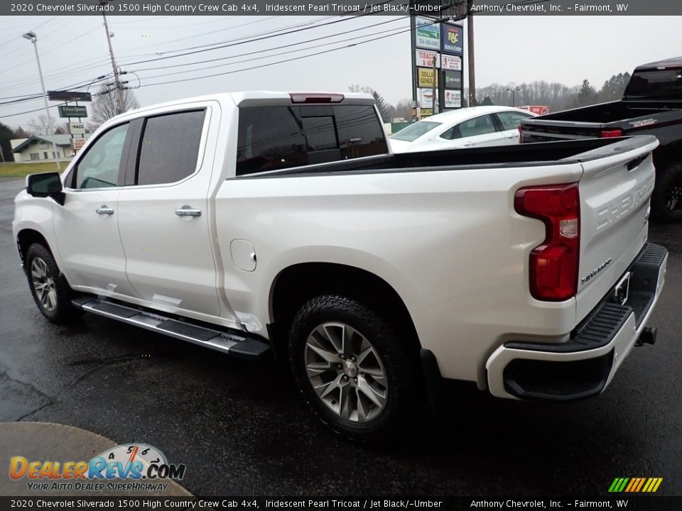 2020 Chevrolet Silverado 1500 High Country Crew Cab 4x4 Iridescent Pearl Tricoat / Jet Black/­Umber Photo #6