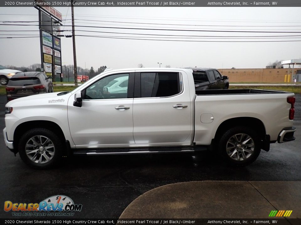 2020 Chevrolet Silverado 1500 High Country Crew Cab 4x4 Iridescent Pearl Tricoat / Jet Black/­Umber Photo #7