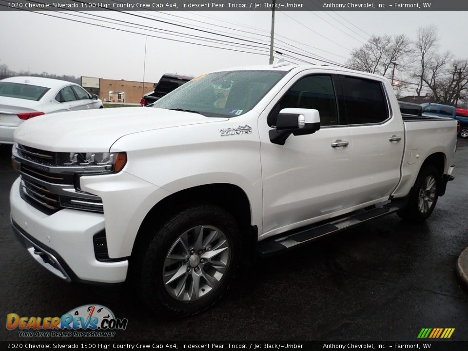 2020 Chevrolet Silverado 1500 High Country Crew Cab 4x4 Iridescent Pearl Tricoat / Jet Black/­Umber Photo #8