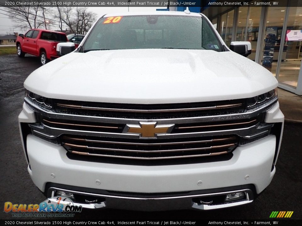 2020 Chevrolet Silverado 1500 High Country Crew Cab 4x4 Iridescent Pearl Tricoat / Jet Black/­Umber Photo #9