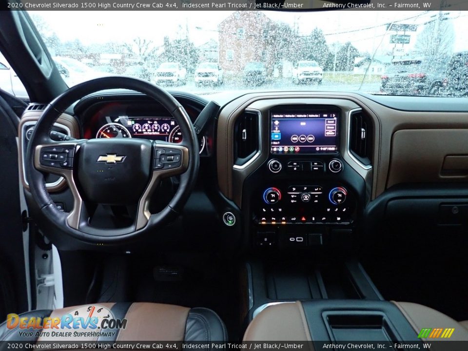 2020 Chevrolet Silverado 1500 High Country Crew Cab 4x4 Iridescent Pearl Tricoat / Jet Black/­Umber Photo #13