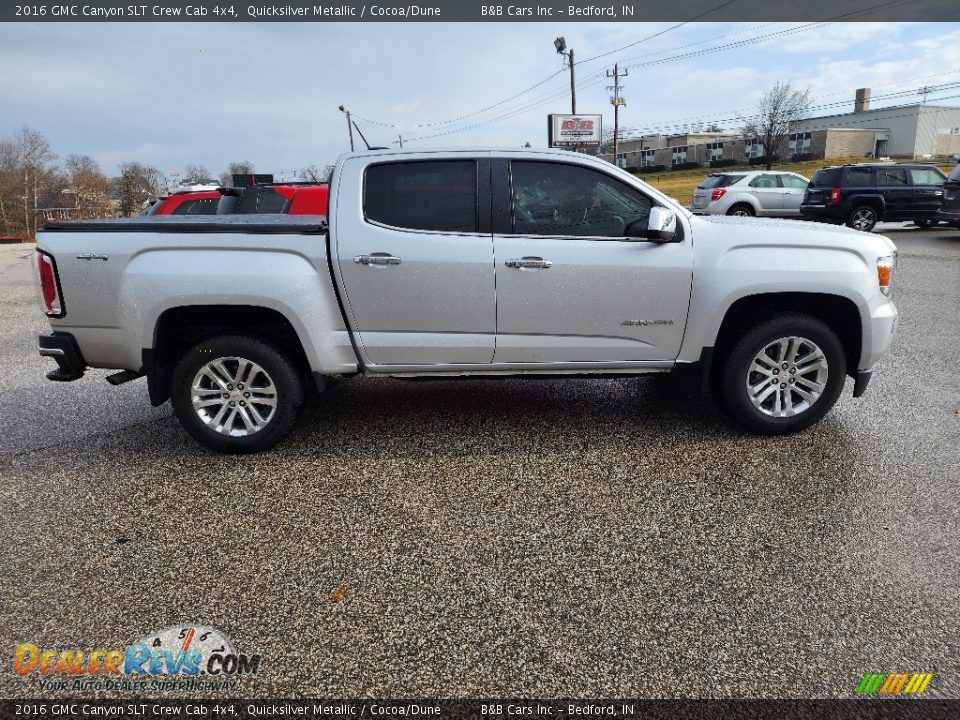 2016 GMC Canyon SLT Crew Cab 4x4 Quicksilver Metallic / Cocoa/Dune Photo #1