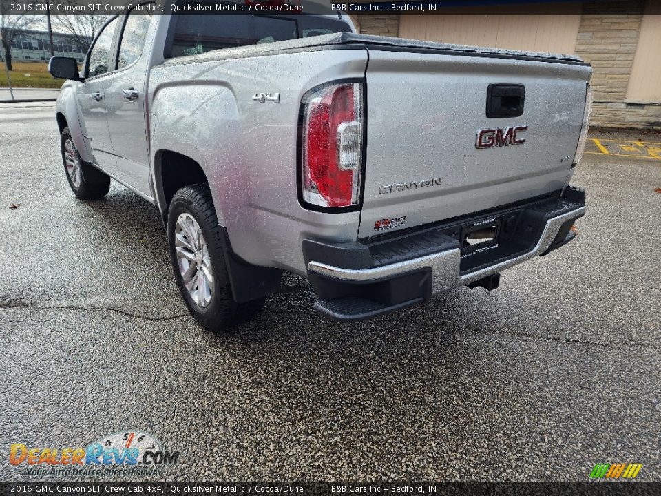 2016 GMC Canyon SLT Crew Cab 4x4 Quicksilver Metallic / Cocoa/Dune Photo #8