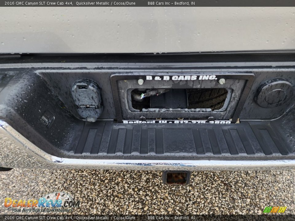 2016 GMC Canyon SLT Crew Cab 4x4 Quicksilver Metallic / Cocoa/Dune Photo #10