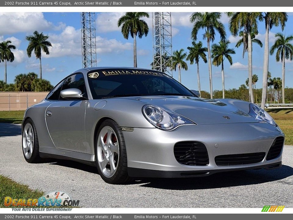 Front 3/4 View of 2002 Porsche 911 Carrera 4S Coupe Photo #1