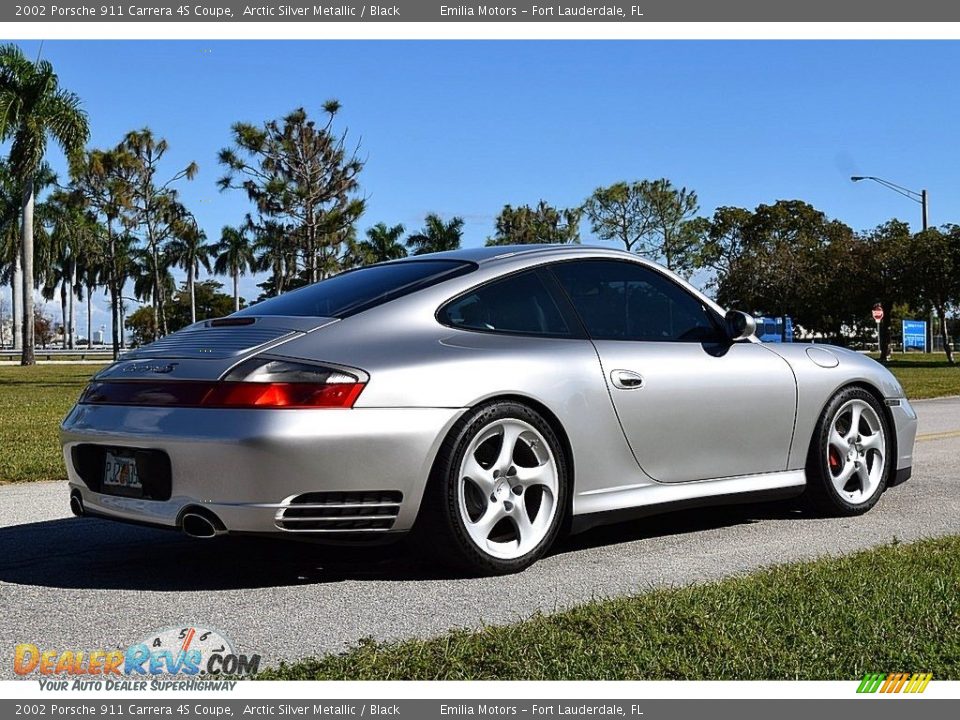 Arctic Silver Metallic 2002 Porsche 911 Carrera 4S Coupe Photo #3