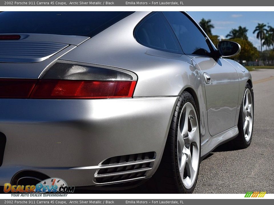 Arctic Silver Metallic 2002 Porsche 911 Carrera 4S Coupe Photo #4