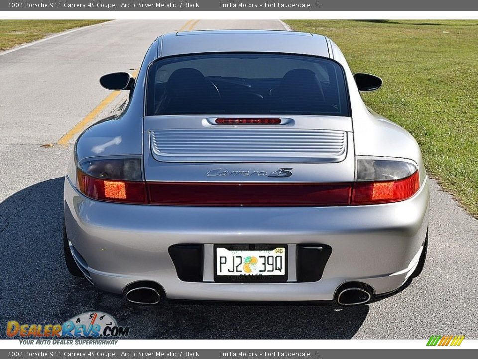 2002 Porsche 911 Carrera 4S Coupe Arctic Silver Metallic / Black Photo #6